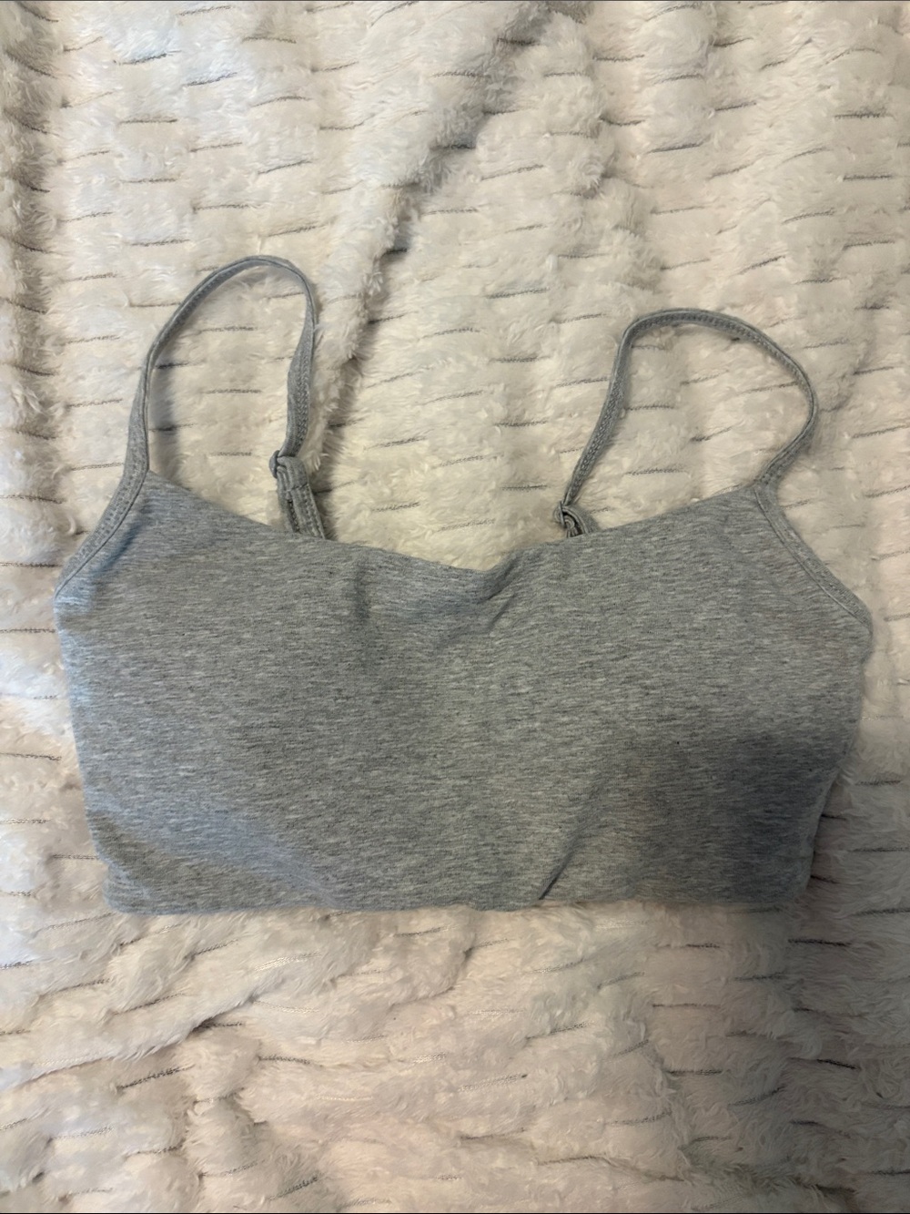 Garage Grey Cotton Bra